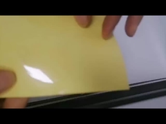 밀폐 상자 또는 가방에 쓰이는 탄스페란트 밀폐 접착제 라벨