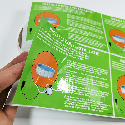 CDR 가정 본질 브랜드 PVC CMYK 세정 용품 브랜드