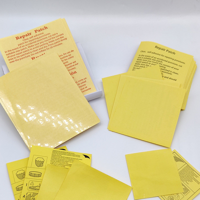 CMYK 부풀게할 수 있는 보수 패치 PVC 공기 매트리스 비닐 풀 라이너 패치