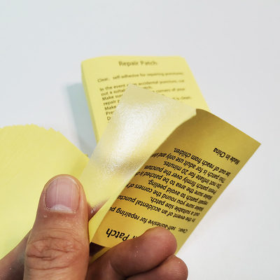 CMYK 부풀게할 수 있는 보수 패치 PVC 공기 매트리스 비닐 풀 라이너 패치
